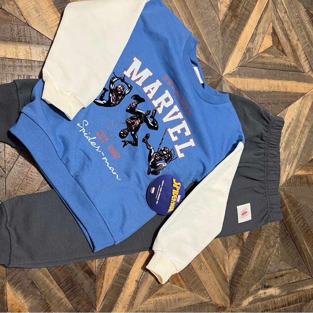 NWT Marvel Spiderman Kids Matching Set 4T